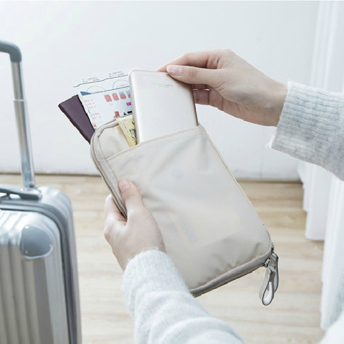 WeGO 인피니트 올인원 여권 카드 여행용 파우치